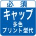 オリジナルキャップ・多色プリント型代