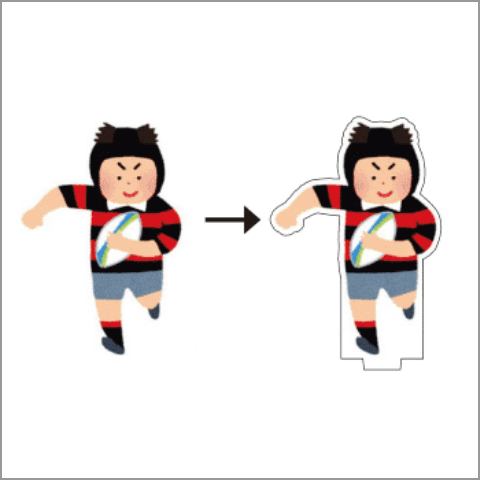 アクリルジオラマスタンド