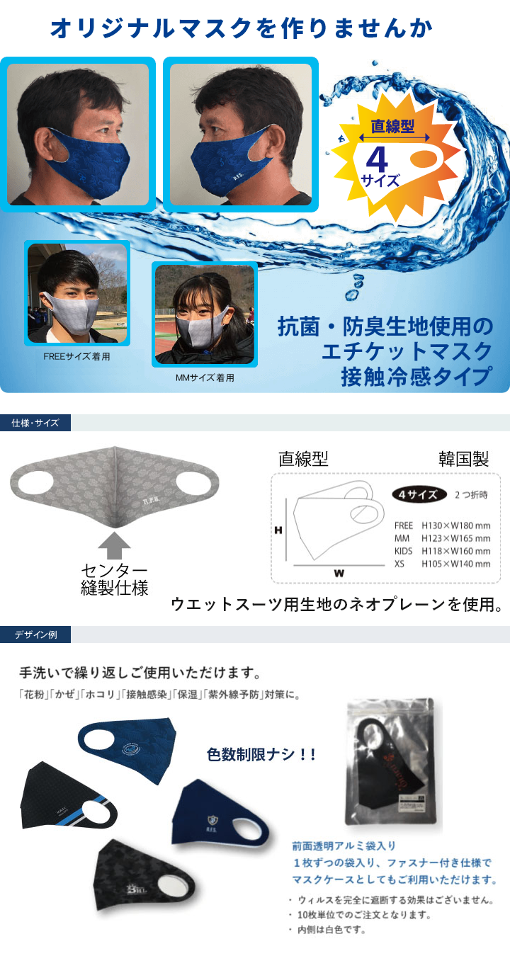 洗えるマスク