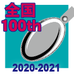 100回全国大会出場記念品 ボール型レザー調キーホルダー（2/15発送分）